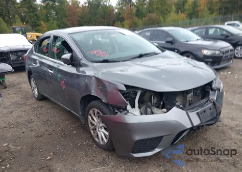 2018 Nissan Sentra Sv z USA, uszkodzony, nr VIN 3N1AB7AP2JL644061